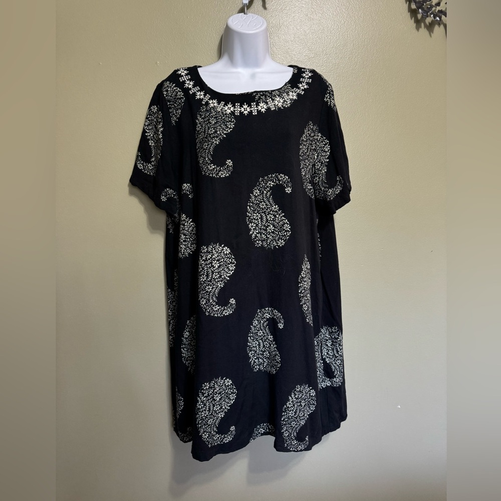 Lucky Brand Navy Blue Shift Dress, Size XL‎